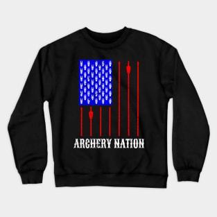 Archery Nation American Flag Crewneck Sweatshirt